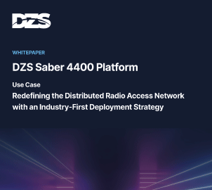 DZS Saber 4400 Platform white paper cover.